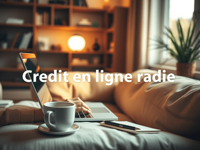 Illustration d'un crédit en ligne rapide permettant de demander un financement immédiat avec une réponse rapide, sous réserve d'acceptation du dossier.