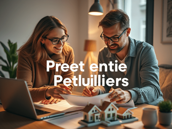 Illustration représentant un prêt entre particuliers avec échange direct de fonds et accord entre emprunteur et prêteur.