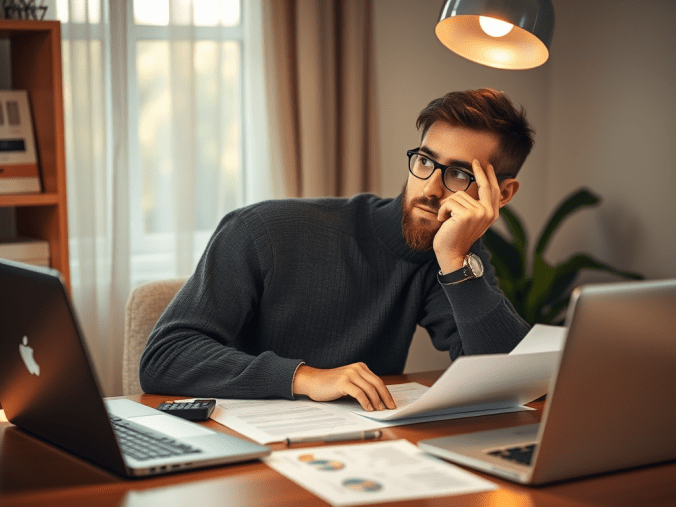 Illustration représentant un prêt personnel avec demande de financement, dossier simplifié et accord bancaire pour projets personnels.