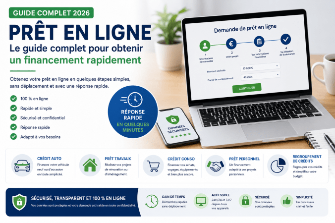 Prêt en ligne : le guide complet pour obtenir un financement&nbsp;rapidement