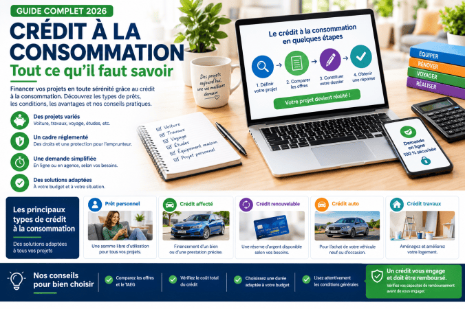 Crédit à la consommation : guide complet&nbsp;2026